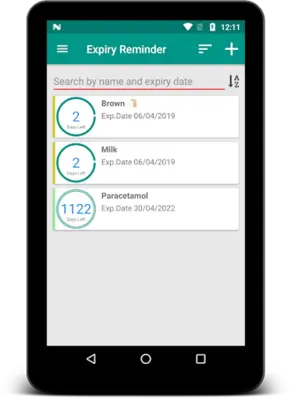Expiry Reminder android App screenshot 3